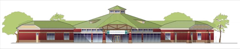 architectural rendering of Eastville Community Health Center