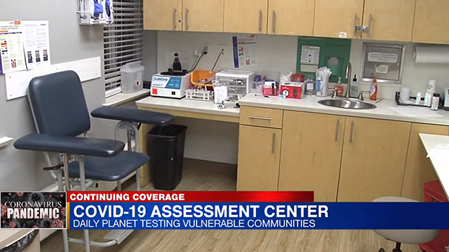 screenshot of news segment of daily planet health services