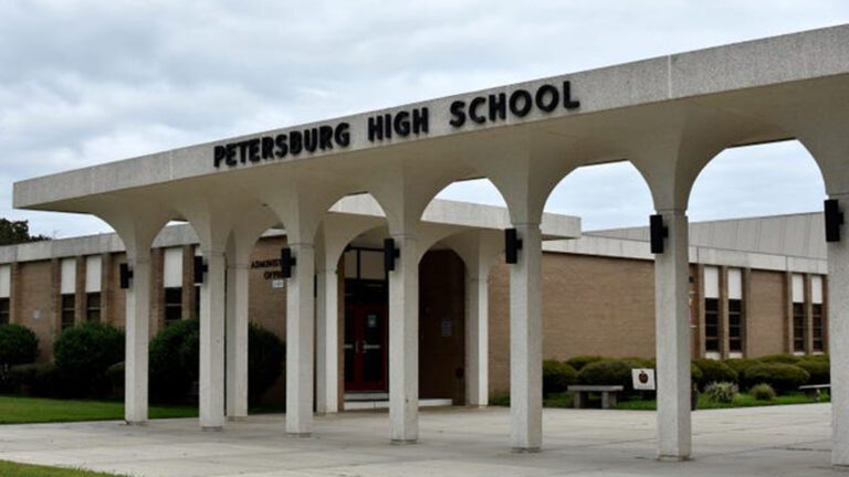 external of petersburg high school