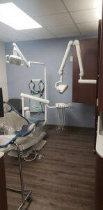 a dental exam room