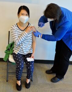 Rockbridge Area Health Center Staff Getting the Vaccine