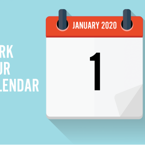 light blue background with a calendar icon